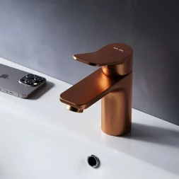 AM.PM X-Joy F85A02144 Смеситель для раковины розовое золото