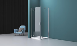 BelBagno KRAFT-AH-12-100/90-C-Cr-L душевой уголок