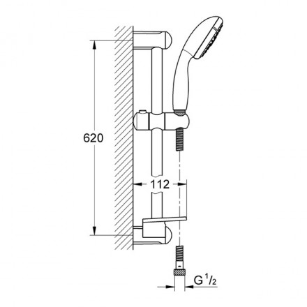 Grohe Tempesta New 27927001 Душевой гарнитур