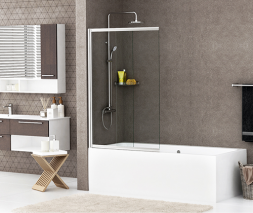 Wasserkraft Main 41S02-80 WasserSchutz Стеклянная шторка для ванны (раздвижная, распашная)