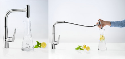 Hansgrohe Talis Select S 72821800 смеситель для кухни с выдвижным изливом