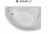 Aquanet Jamaica 160x100 правая акриловая ванна без гидромассажа