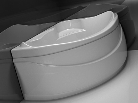 Aquanet Jamaica 160x100 правая акриловая ванна без гидромассажа