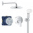 Grohe Eurosmart Cosmopolitan 25219001 Душевая система со смесителем встроенным