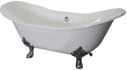 Elegansa Taiss Chrome Чугунная ванна 180x80