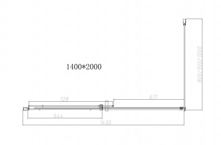 Vincea Dice VSR-4D1014CLB душевой уголок