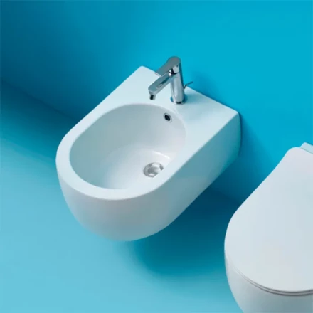KERASAN Flo А0002320580 биде подвесное белый