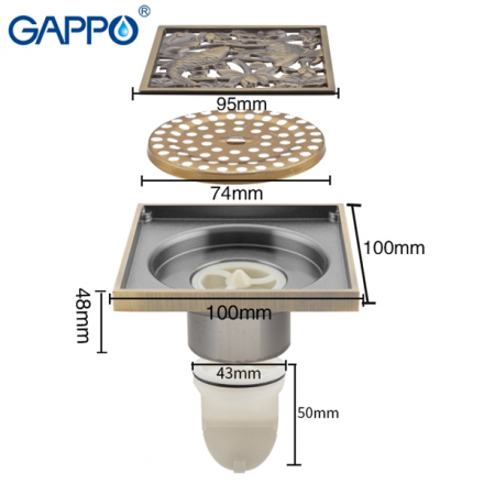 Gappo G81002-4 трап