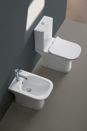 Azario Fretta Square AZ-1215C 52,5x34x40 биде напольное