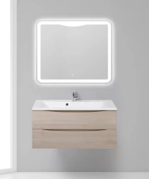 BelBagno MARINO-CER-700-2C-SO-BL-P тумба с раковиной подвесная
