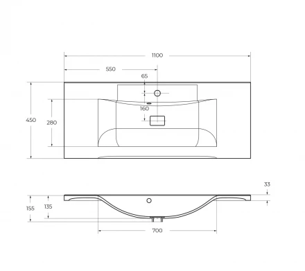 BelBagno MARINO-CER-700-2C-SO-BL-P тумба с раковиной подвесная