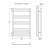 Lemark Melange LM49607EW П7 500x600 Полотенцесушитель электрический левый/правый