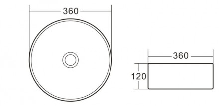 BelBagno BB1357 Раковина накладная
