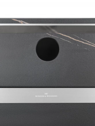 Wonzon &amp; Woghand Stuttgart WW-A504-BR Полотенцесушитель электрический с греющей плитой мрамор темный