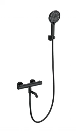 Wonzon &amp; Woghand Inn WW-B2065-A1-MB Смеситель для ванны с душем и термостатом белый матовый