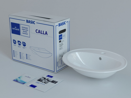 Cersanit Calla 54 UM-Cl/1 раковина встраиваемая
