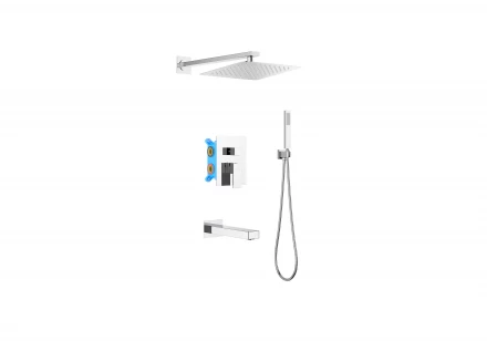 AQUATEK ЛИБРА AQ1673CR set 4 в 1 душевой комплект