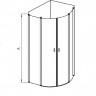 Душевой угол Ravak Chrome CSKK4-90 3Q170C00Z1 Душевой угол Ravak Chrome CSKK4-90 3Q170C00Z1