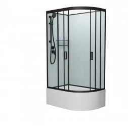 Frank F412/2L М Black 20075 душевая кабина без крыши