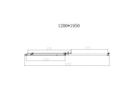 Vincea Slim-N VDS-4SN120CL душевая дверь