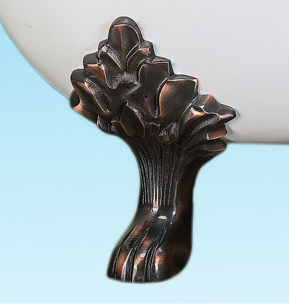Elegansa Taiss Bronze Чугунная ванна 180x80