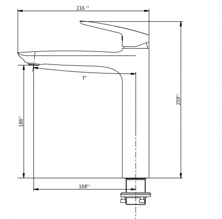 Savol SK-H7210 смеситель для умывальника