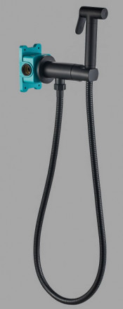 Almaes AGATA AL-877-05 чёрный гигиенический душ с прогрессивным смесителем