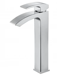 Wonzon &amp; Woghand Fit WW-88239009-CR Смеситель для раковины высокий черный матовый