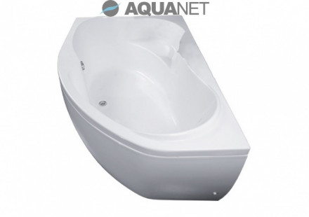 Aquanet Capri 160x100 левая акриловая ванна без гидромассажа