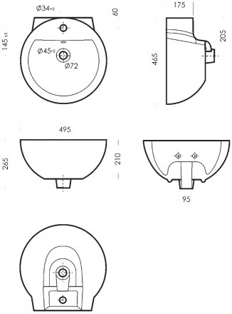 Sanita Luxe ART 50 раковина