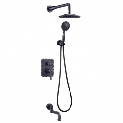 Lemark Jasmine LM6622ORB смеситель для ванны и душа, встраиваемый