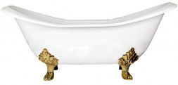 Elegansa Taiss Gold Чугунная ванна 180x80