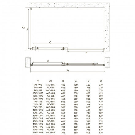 Veconi Rovigo RV072B-11090-01-C4 душевой угол