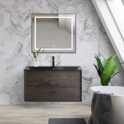 BelBagno SPC-KRAFT-885-785-TCH-WARM-NERO Зеркало