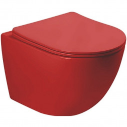 Santiline SL-5005MR Унитаз подвесной красный матовый