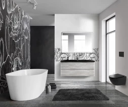 BelBagno ALBANO-CER-500-2C-SO-RVB тумба с раковиной подвесная