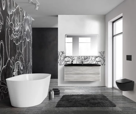 BelBagno ALBANO-CER-500-2C-SO-RVB тумба с раковиной подвесная