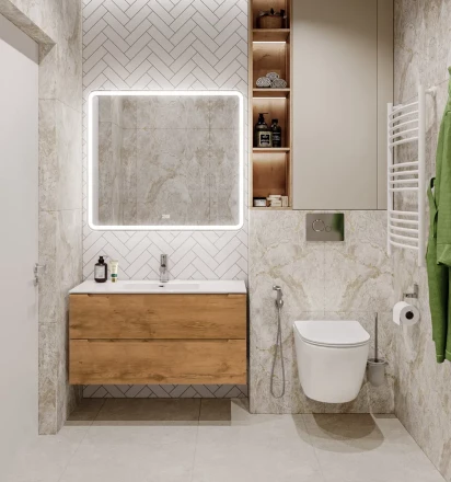 BelBagno KRAFT-700-2C-SO-PP тумба с раковиной подвесная