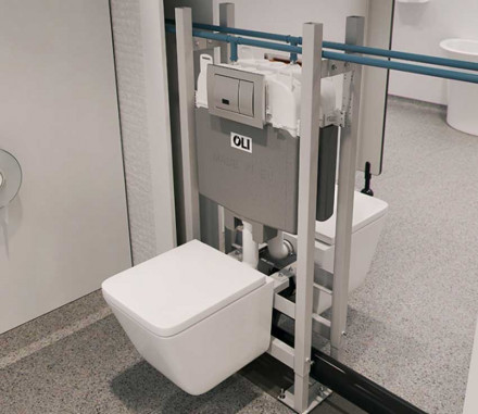 Oli 74 PLUS 600859 инсталляция для подвесного унитаза двойная