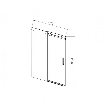 Vincea Como-N VDS-4CN130CLB душевая дверь