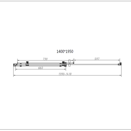 Vincea Como-N VSR-4CN8014CL душевой уголок