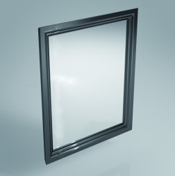 Kerama Marazzi Pompei 60 зеркало, черное глянцевое