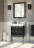 Kerama Marazzi Pompei 60 зеркало, черное глянцевое