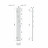 Полотенцесушитель электрический Point Пиано PN19722BGB 150x1200 диммер слева, черный/графит блеск