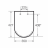 Roca Gap Rimless 801732004 Лакированная крышка soft close для унитаза