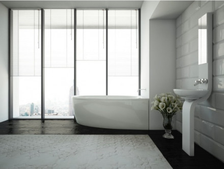 Azario KAPRIS AV.0062170 170x90 ванна акриловая асимметричная левая