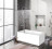 BelBagno UNO-V-2-120/150-C-Cr душевая душевая шторка на ванну