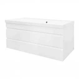 Azario Эстима 100/2 Тумба подвесная с раковиной Астория (CS00094585)