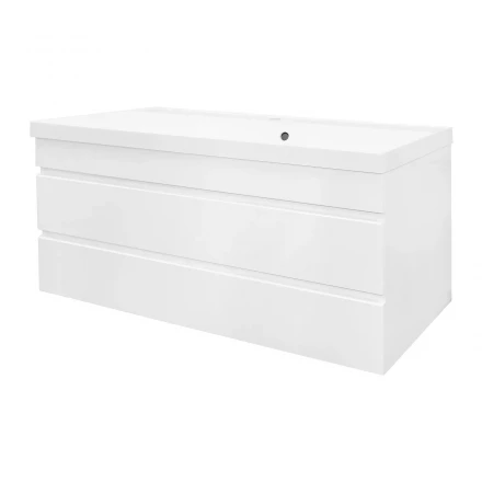 Azario Эстима 100/2 Тумба подвесная с раковиной Астория (CS00094585)