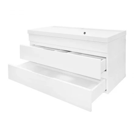Azario Эстима 100/2 Тумба подвесная с раковиной Астория (CS00094585)
